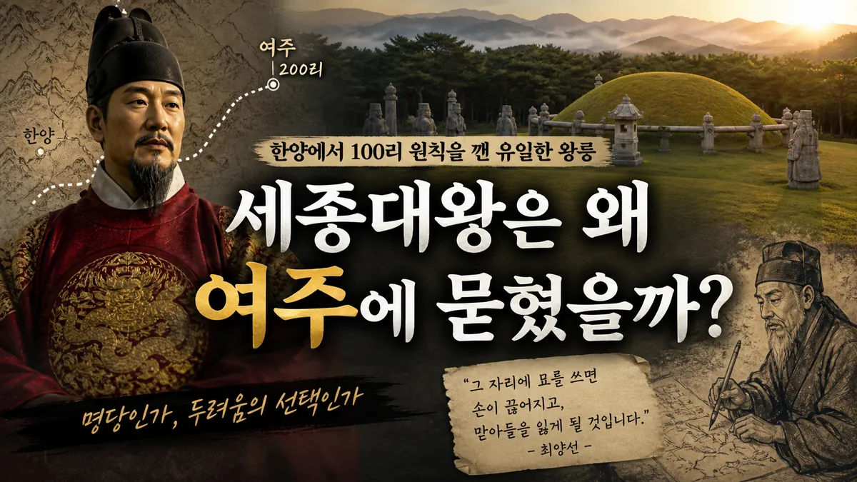 세종대왕은 왜 여주에 묻혔을까